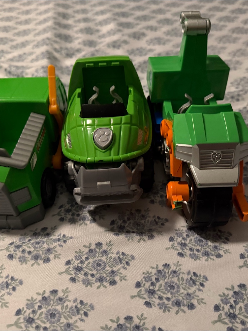 Paw Patrol Green & Orange Transforming Rescue Vehicles - 3 Pack